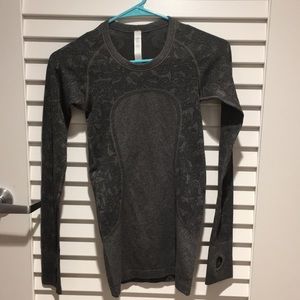 Lululemon Swiftly Tech Long Sleeve grey NWOT